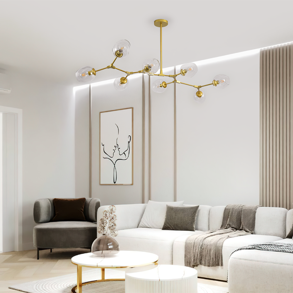 Lámparas de araña: añade encanto al espacio de decoración interior – At ...