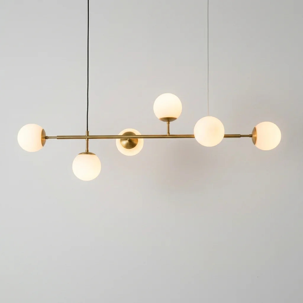 Kenzo Glass Orb Pendant Light | Glass Bubble Pendant Lamp | at
