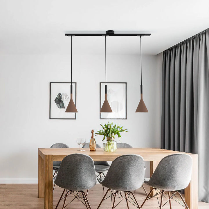 Moveable Lighting Rack 360 Rotation Movable Ceiling Rail for Pendant Light – At Ease Home Life