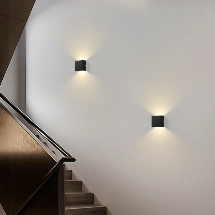 Marah Up Down Cube Wall Sconces