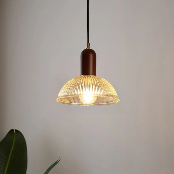 Aderynne Vintage Ribbelglas Hanglamp