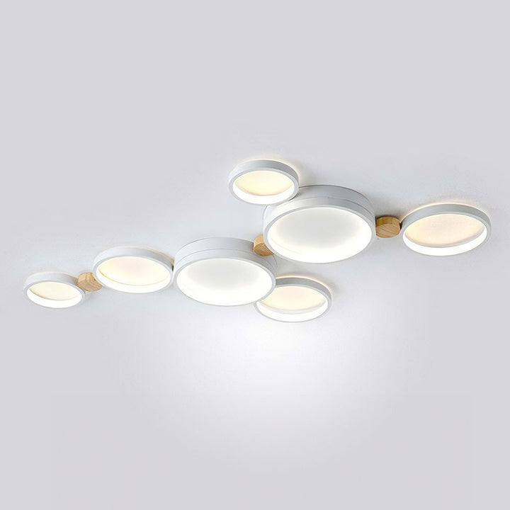 Alina Macaron Circle Array LED Ceiling Light – At Ease Home Life