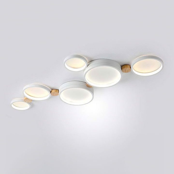 Mobile Circular Light Array Alina Macaron Circle Array LED Ceiling Light – At Ease Home Life