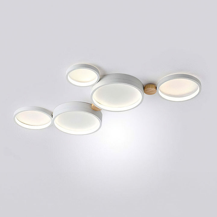 Mobile Circular Light Array Alina Macaron Circle Array LED Ceiling Light – At Ease Home Life