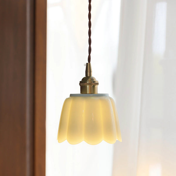 Aminah Modern Ceramic Small Pendant Light