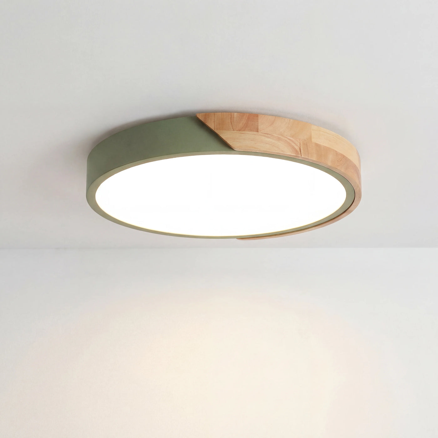 Runde, dimmbare Deckenlampe Apollo Macaron 