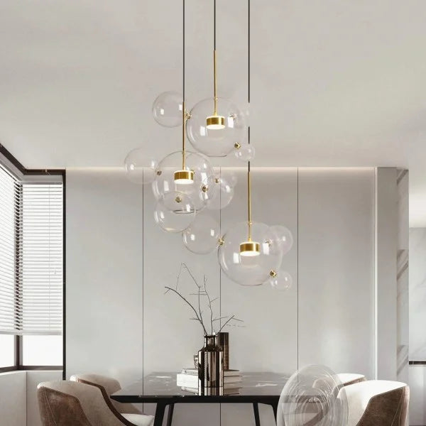 Astrid Moderne Zeepbel Glas Hanglamp