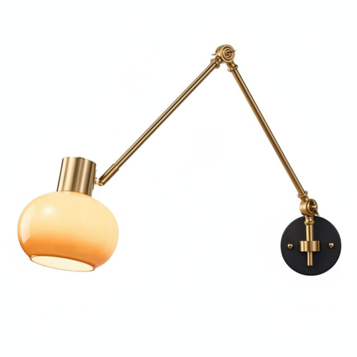 Beatrix Retro Removable Glass Wall Lamp | Metal Light | At Ease – At ...