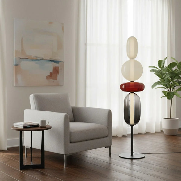 Candy Minimalist Nordic Glass Floor Lamp