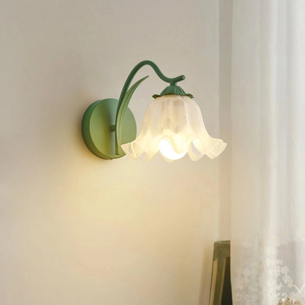 Denise French Country Acrylic Floral Wall Light