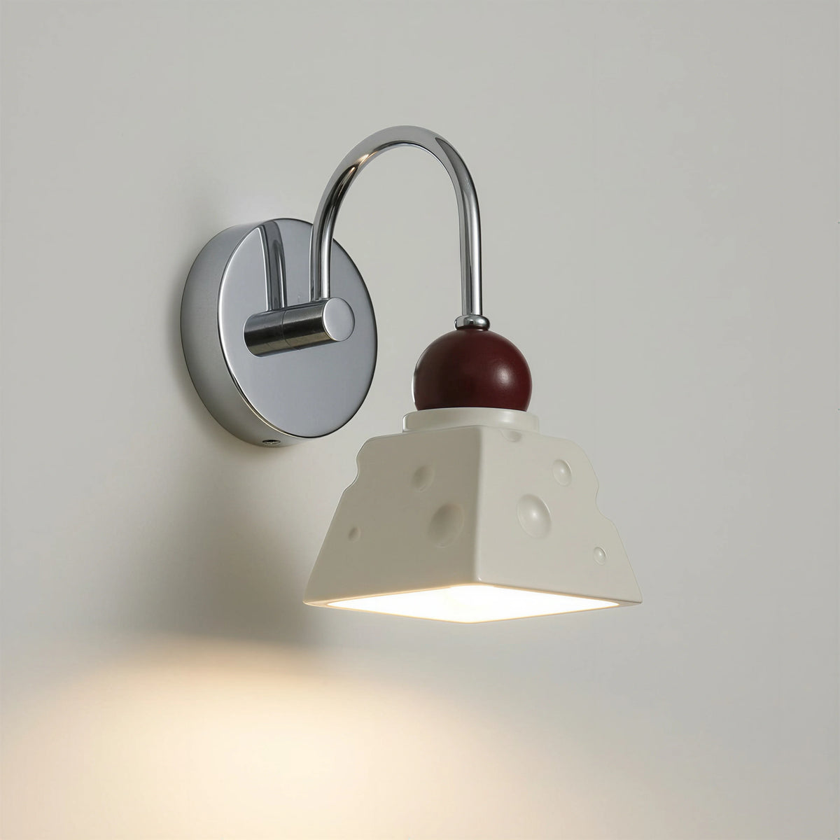 Lampe murale en résine au fromage moderne Elmer