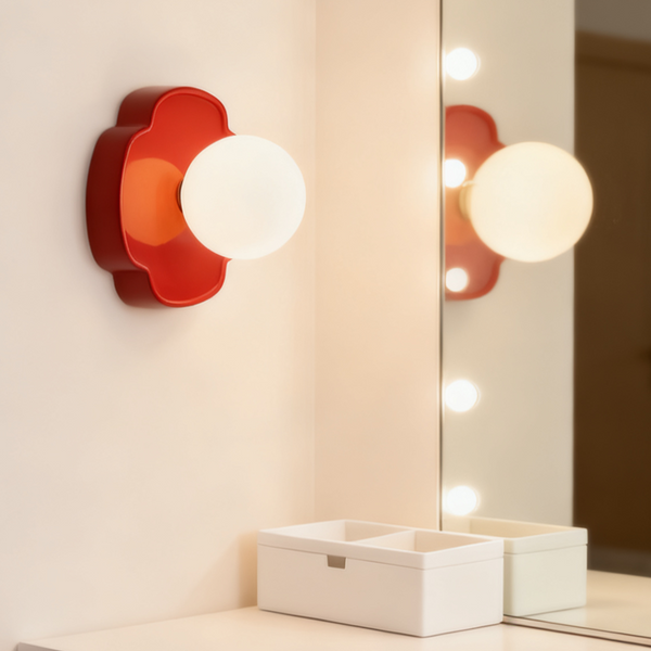 Lâmpada de Parede Orb Cerâmica Moderna Elowen