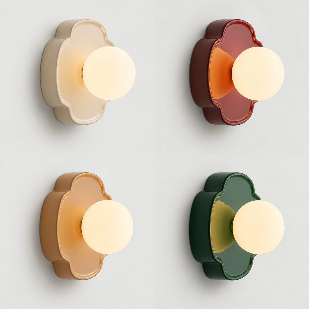 Elowen Moderne Harz-Kugel-Wandlampe