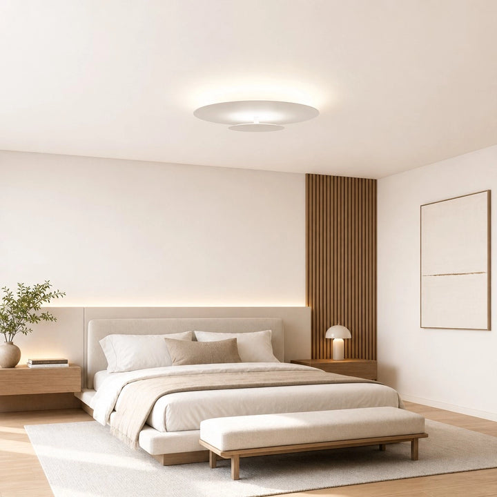 Elvara Modern Layered Ring LED Ceiling Lamp | Metal Light | At Ease ...