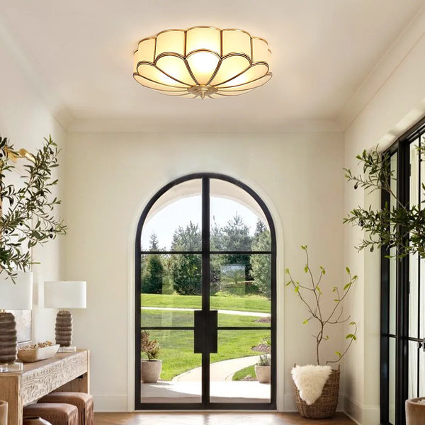 Eros Lampadario in Stile Art Deco Ispirato ai Fiori