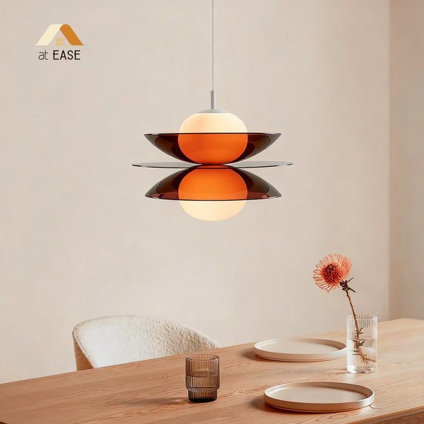 Fable Disc Opal Glass Pendant Light
