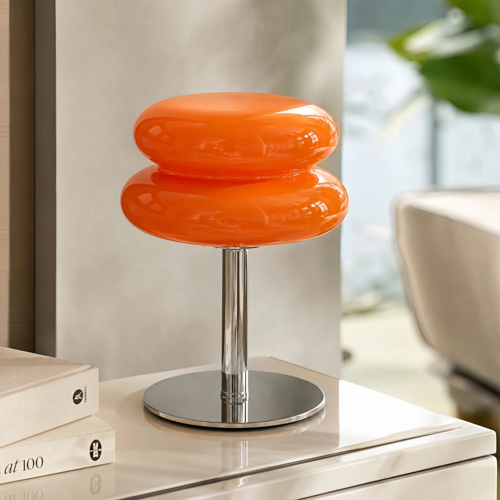 Finn Bauhaus minimalistische glazen tafellamp