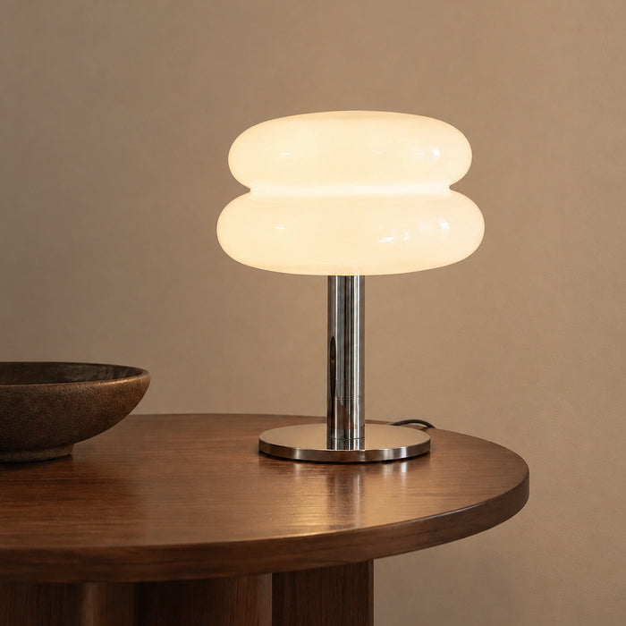 Finn Bauhaus Minimalist Glass Table Lamp
