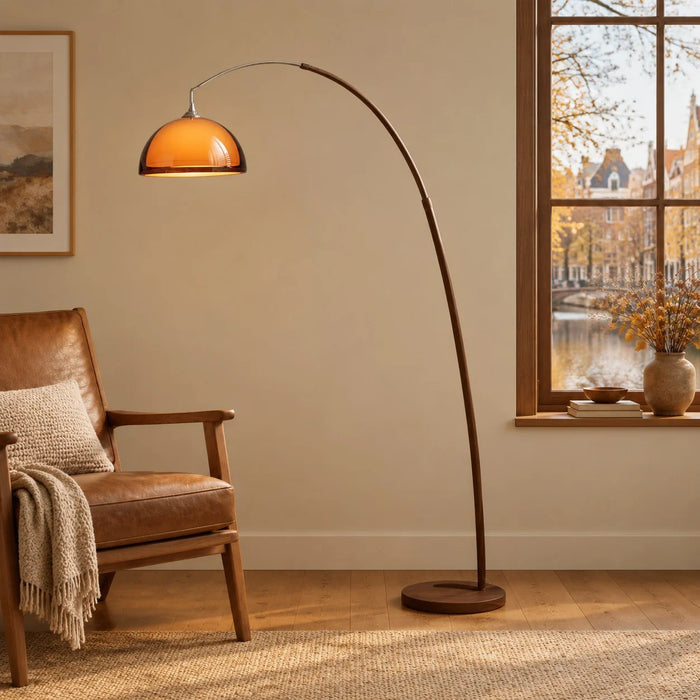 Gracen Minimalist Sunset Acrylic Floor Lamp