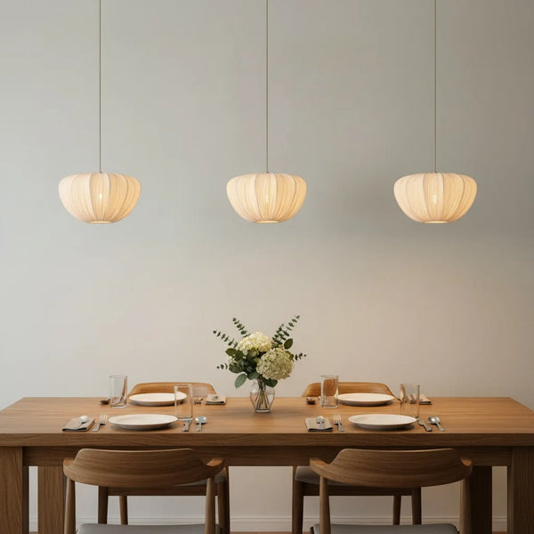 Ingrid Lámpara Colgante Minimalista de Lino