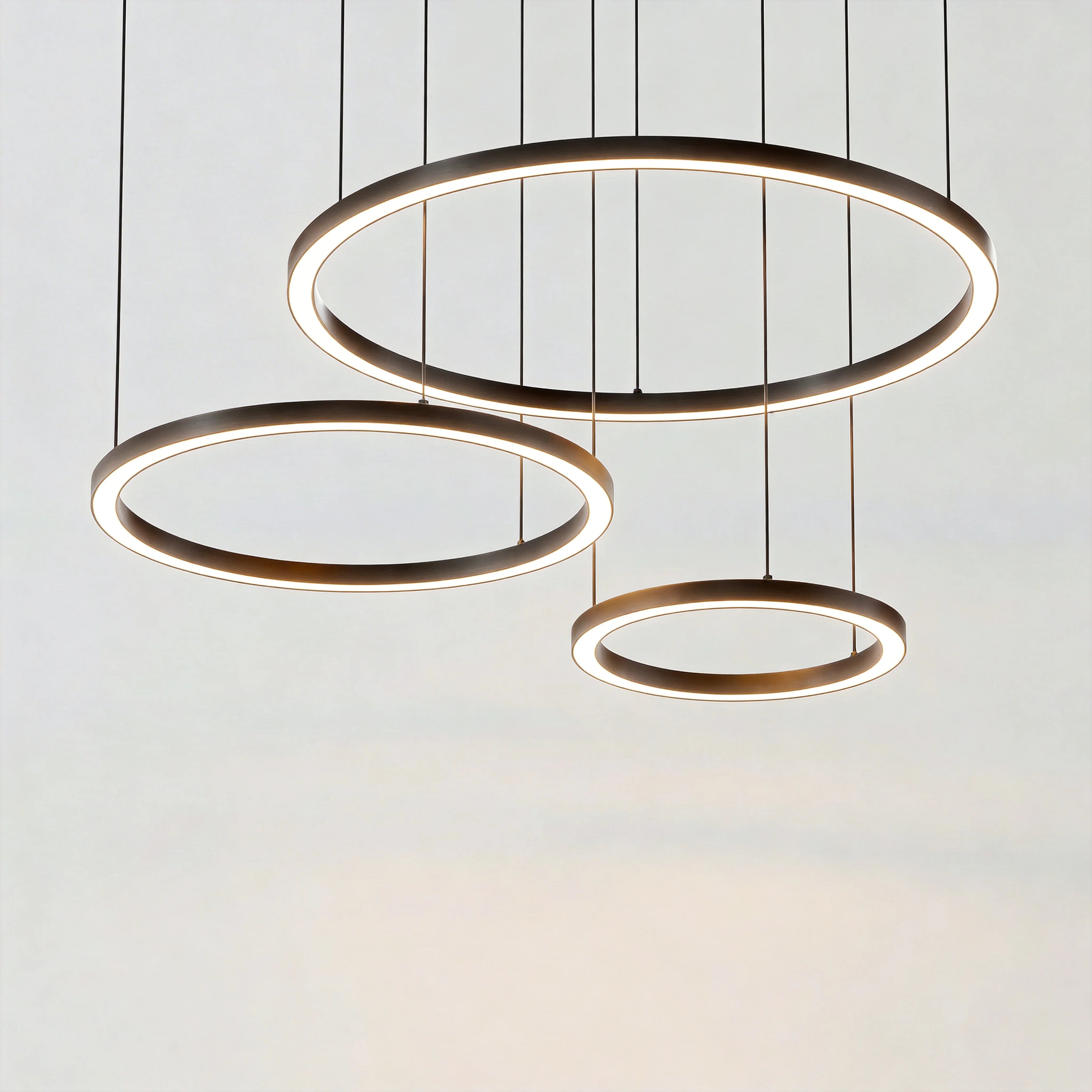 3 ring led pendant light | living room pendant light | at EASE – At ...