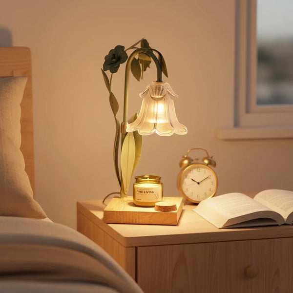 Lampe Chauffante d'Aromathérapie de Luxe Naturelle Lavinly