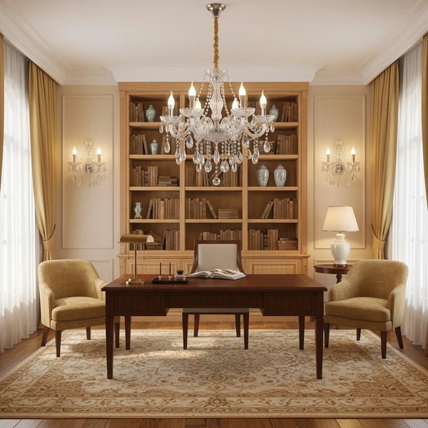 Layla Moderno Elegante Lampadario di Cristallo