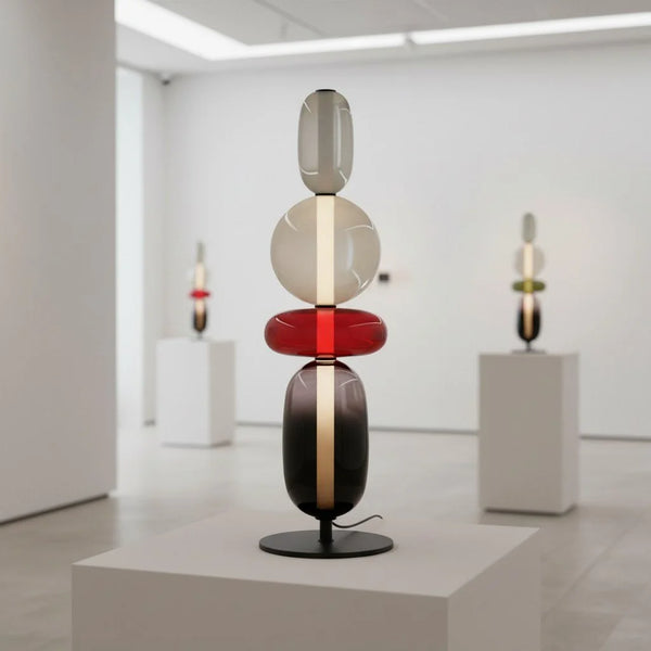 Lira Minimalist Nordic Glass Pumpkin-Shaped Table Lamp