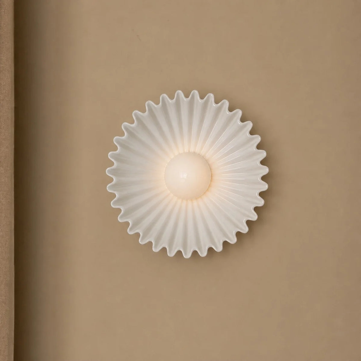 Applique murale fleur en céramique moderne Ilyna