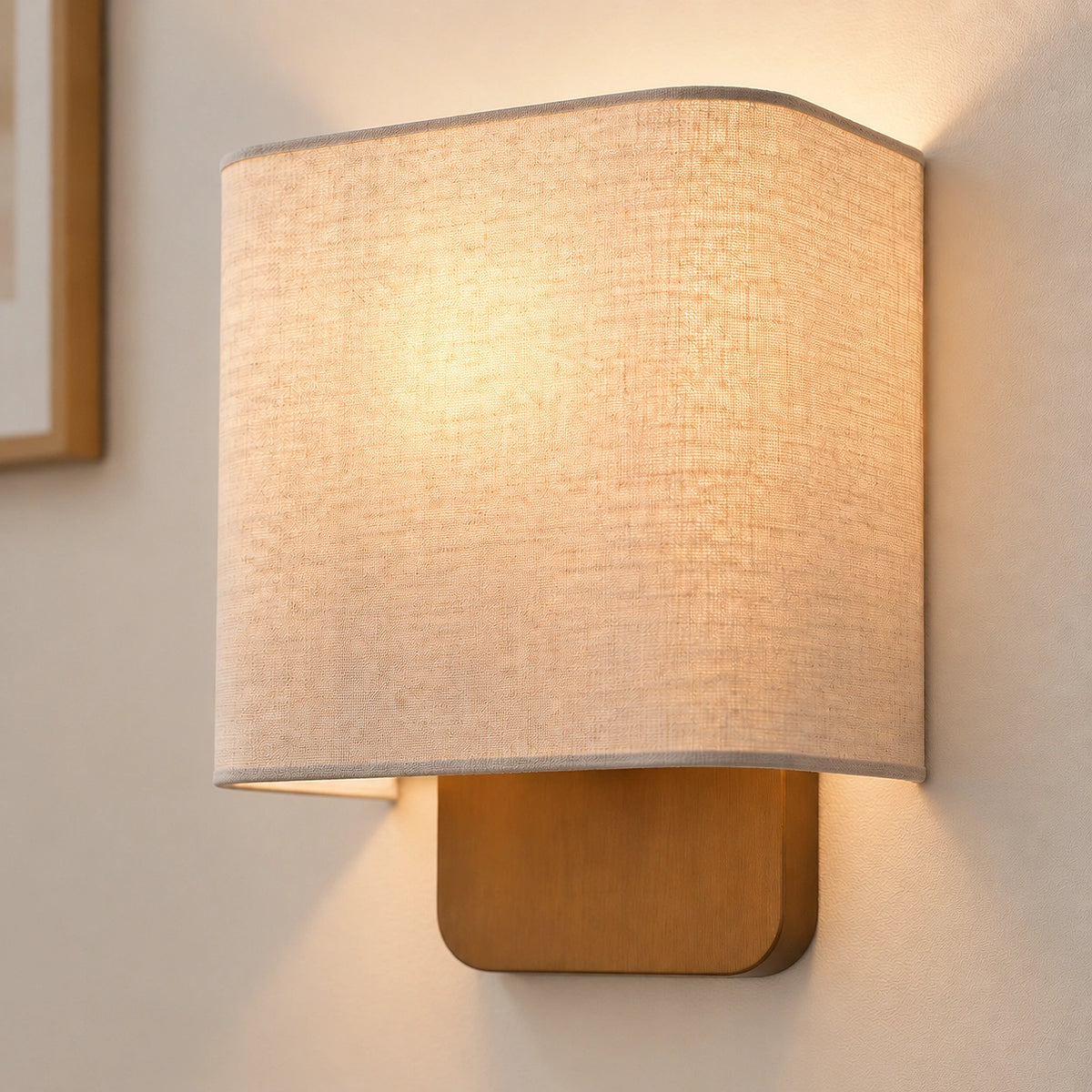 Mirela Moderne Linnen Buis Wandlamp