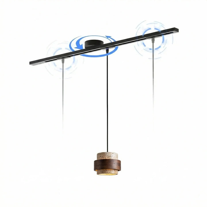 360 Rotation Movable Ceiling Rail for Pendant Light – At Ease Home Life