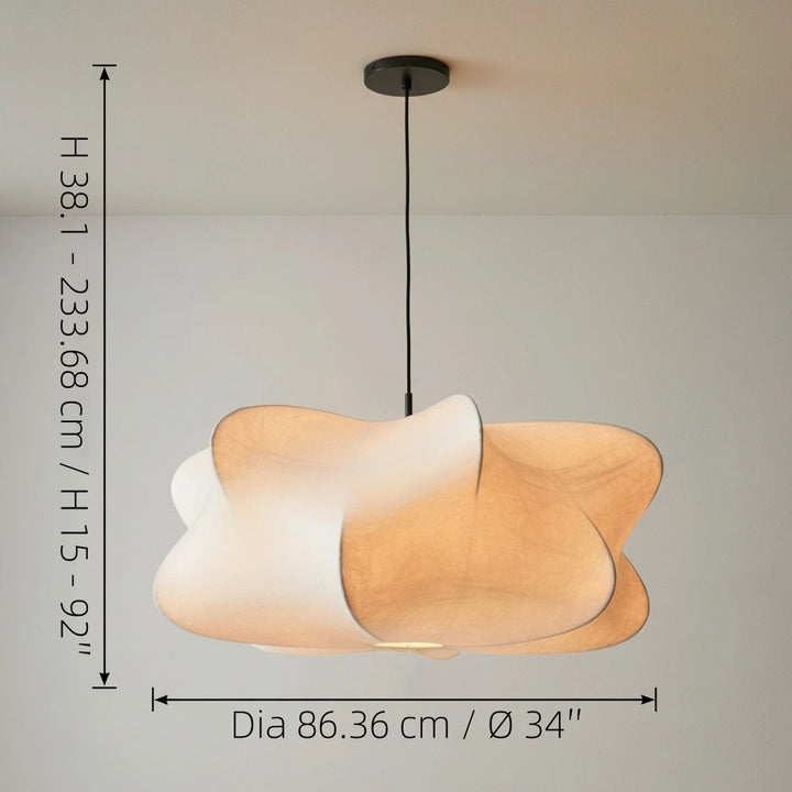 Neryvoris Modern Metal Polymer Pendant Light