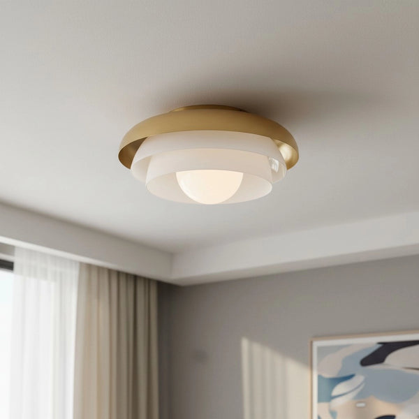 Oria Modern Multi-Layer Glass Ceiling Light