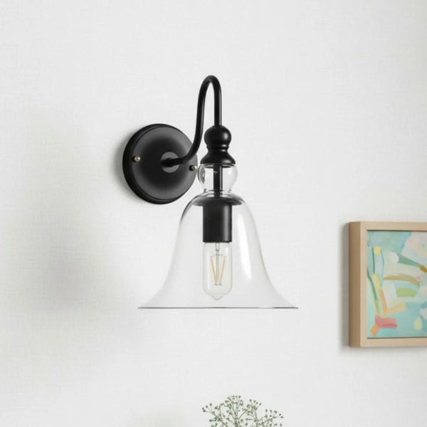 Riggs Vintage Rural Glass Wall Lamp