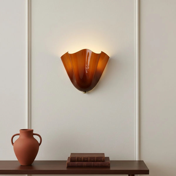 Sheryl Modern Seashell Glass Wall Light