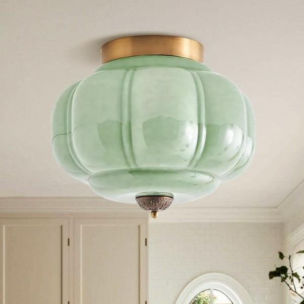 Sól Eloise Glass Semi Flush Mount Ceiling Light