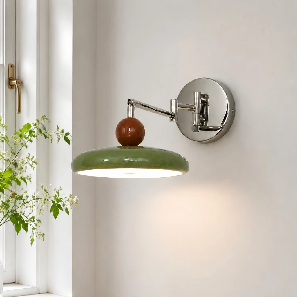 Solara Modern Metal Adjustable Swing Arm Wall Lamp