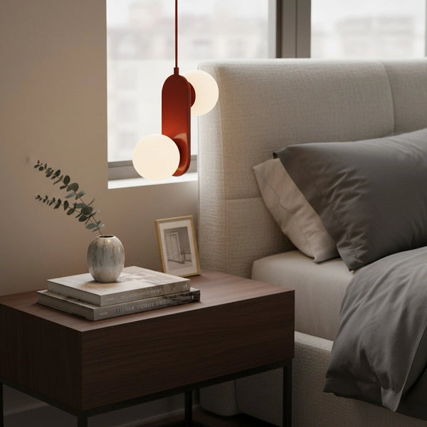 Torin Modern Iron Opal Glass Pendant Light