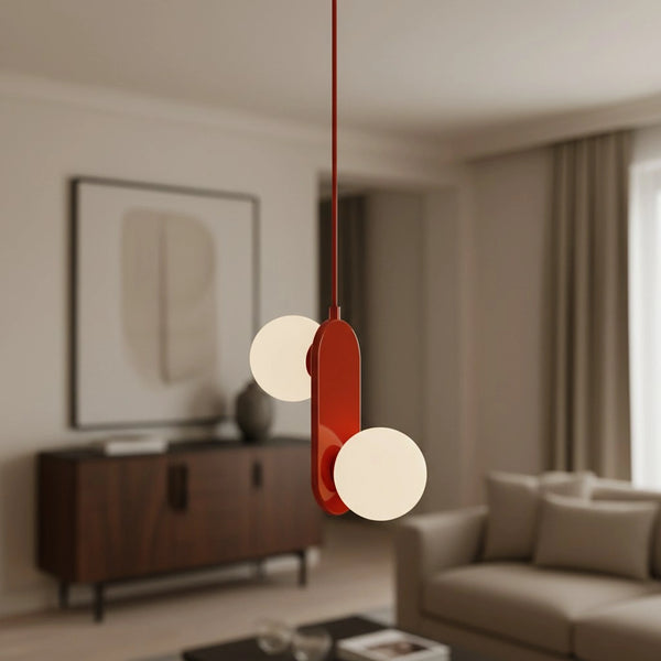 Torin Modern Iron Opal Pendant Light