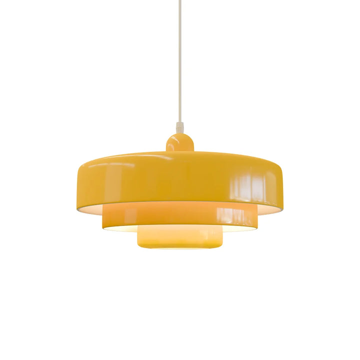 Hind Triple Layer Disc Macaron Pendant Light morandi bauhaus