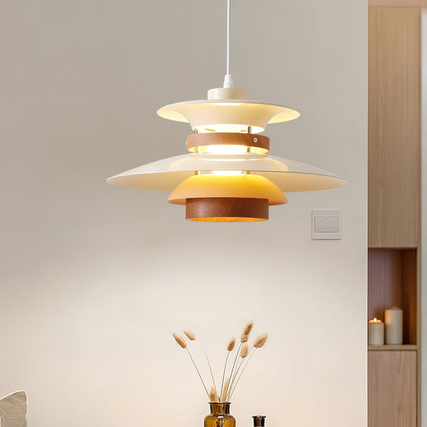 Lámpara Colgante de Metal Multicapa Valindra Morandi