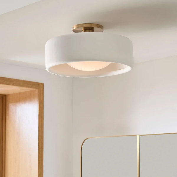 Zora Minimalistyczna Porcelanowa Lampa Sufitowa