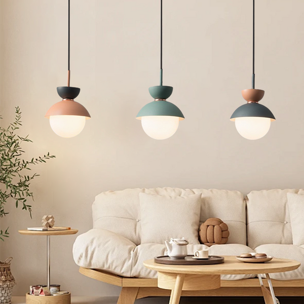 Lampada a sospensione Jasmila Macaroon