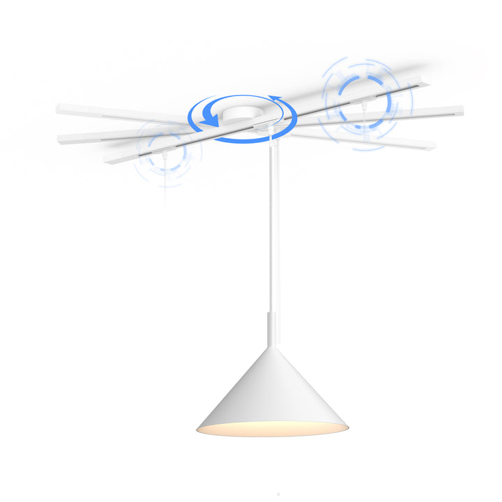 360 Rotation Movable Ceiling Rail for Pendant Light – At Ease Home Life