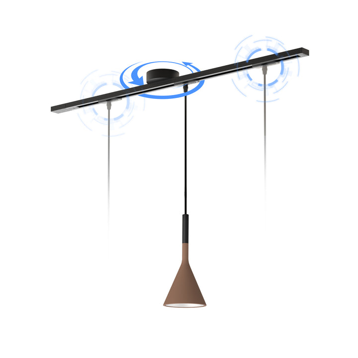 360 Rotation Movable Ceiling Rail for Pendant Light – At Ease Home Life