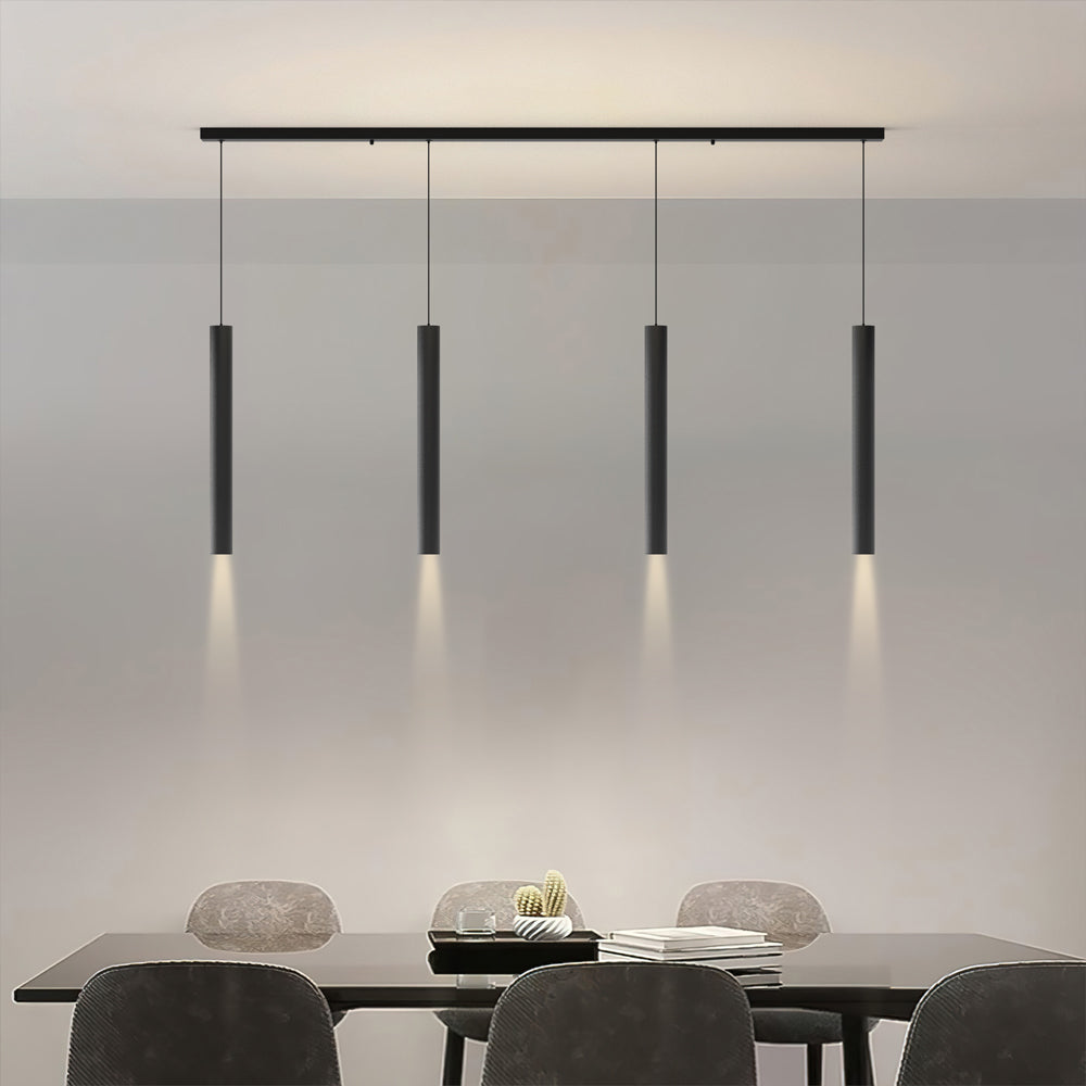 PERIN Long Tube Pendant Light Living Room – At Ease Home Life