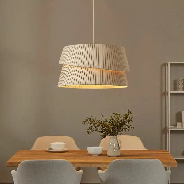 Sou minimalistisk linne asymmetrisk pendellampa
