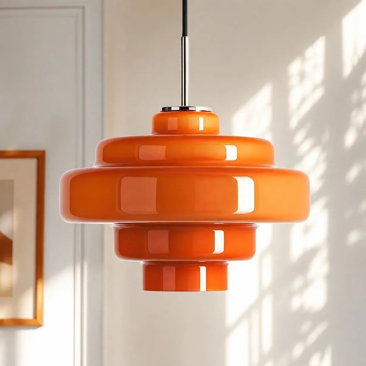 Valenra Macaron Orange Glass Pendant Light — Orange